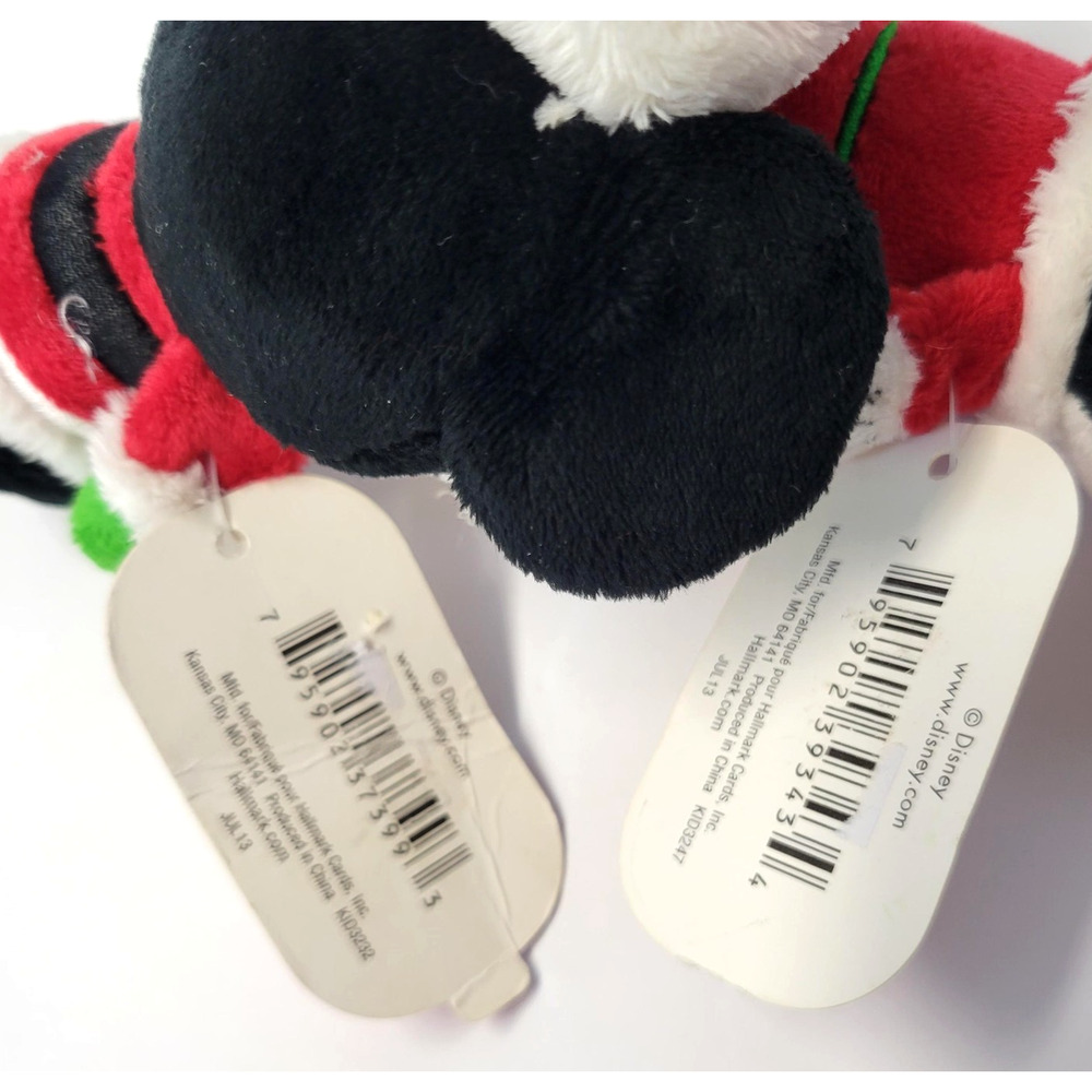 Hallmark Disney Itty Bittys Santa Mickey Minnie Claus Holiday Plush Set Limited - Picture 7 of 16